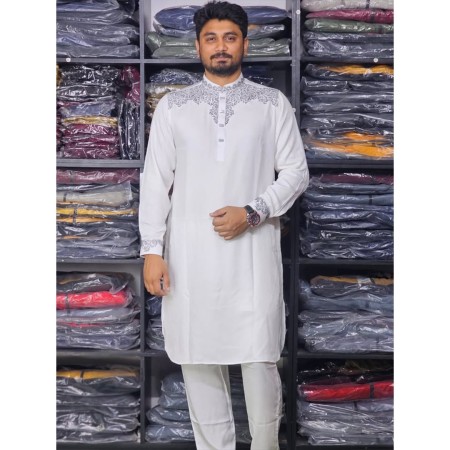 Premium Kabli Set - white