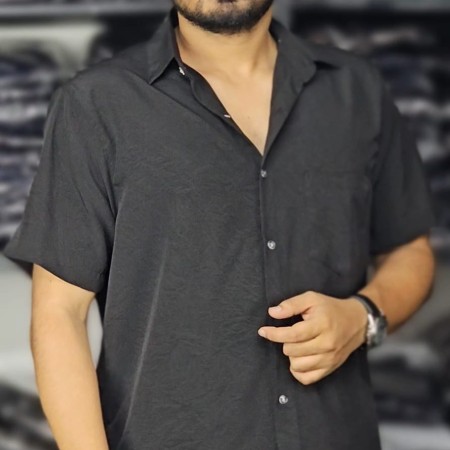 Half Sleeve Shirt - Black