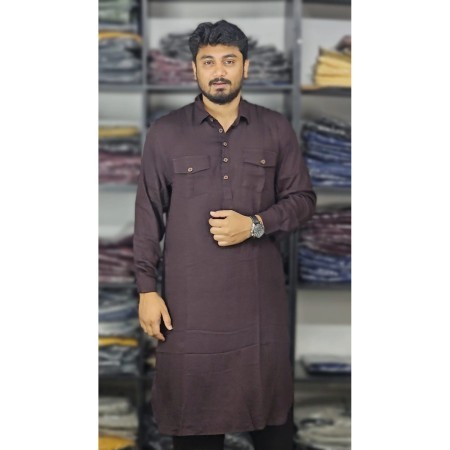 Cotton Kabli Set- Coffee