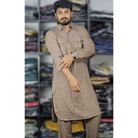 Cotton Kabli Set- Platinum Gray