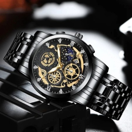 Black Binbond watch waterproof Color Guarantee