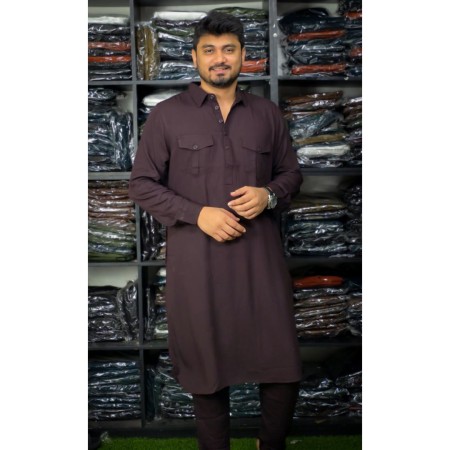 Cotton Kabli Set- Coffee