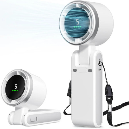 Handheld Rechargeable  Multicolor Portable Mini Turbo Fan